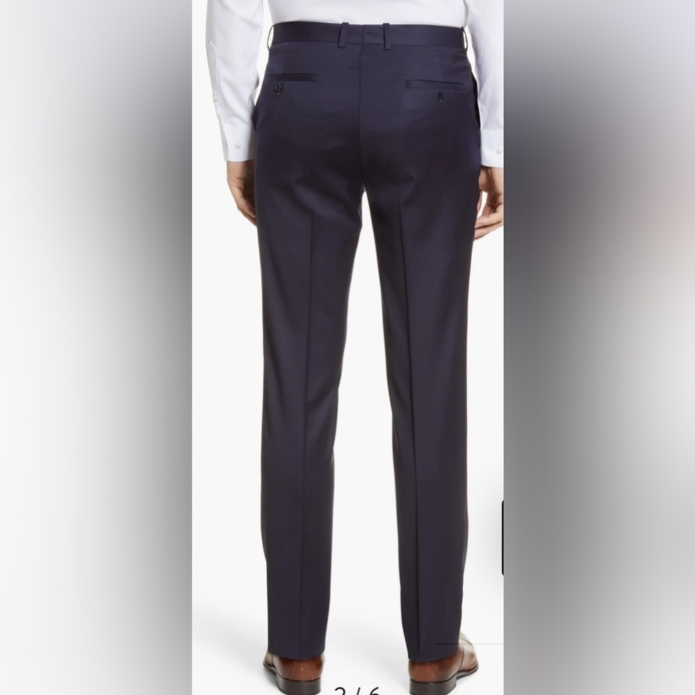 Peter Millar Harker Flat Front Solid Stretch Wool… - image 3
